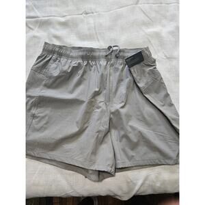 VRST Relaxed Fit Drawstring LIned Short Gray size XL